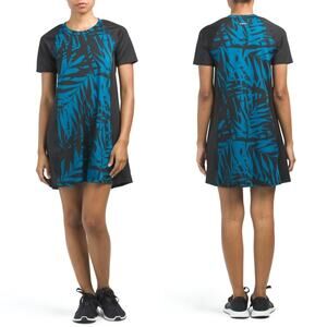 K-Deer Palm Shadow Cover-up Diver Dress In Laguna NWT SMALL